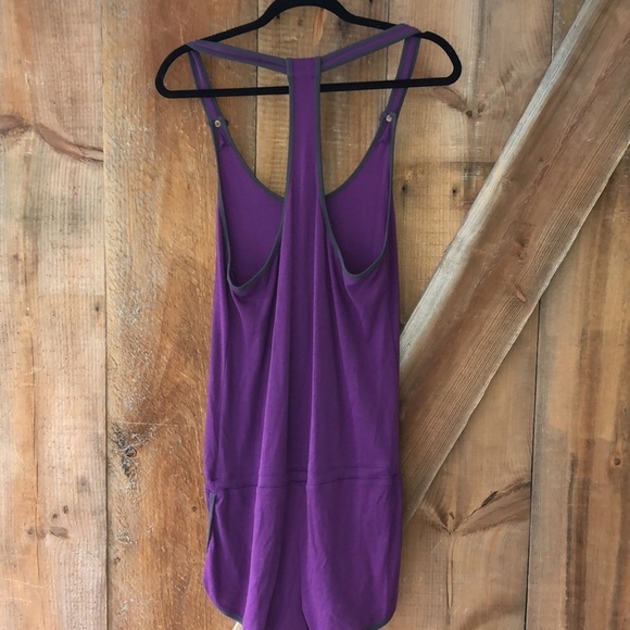 ARMANI Exchange Purple Romper Size Medium - Picture 4 of 6